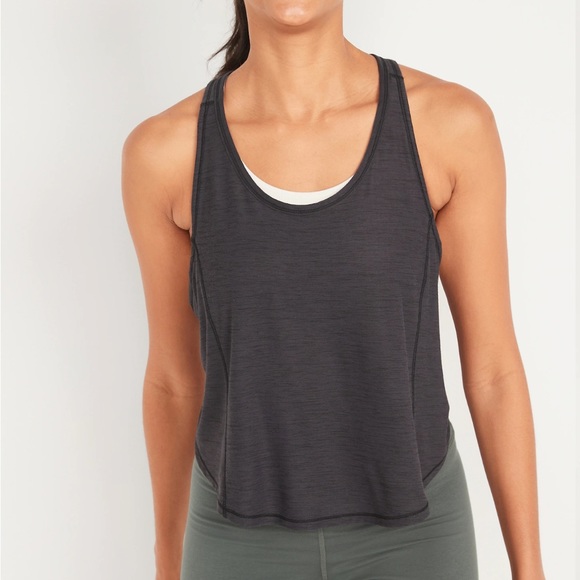 Old navy cropped racer back tank top - Picture 2 of 4